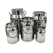 Load image into Gallery viewer, MilkMeister Stainless Steel Milk Can Totes