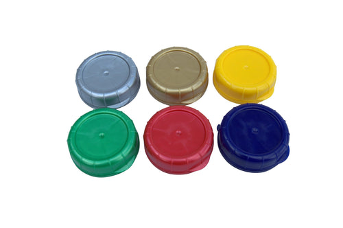 Colored Replacement 48 MM Caps for The Dairy Shoppe® Milk Bottles - Better Beverage Bottles