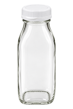 Load image into Gallery viewer, 12 Oz Glass Water Bottle Virtually Unbreakable with Thick Sides and 48mm Snap-On Cap -- Case of 24
