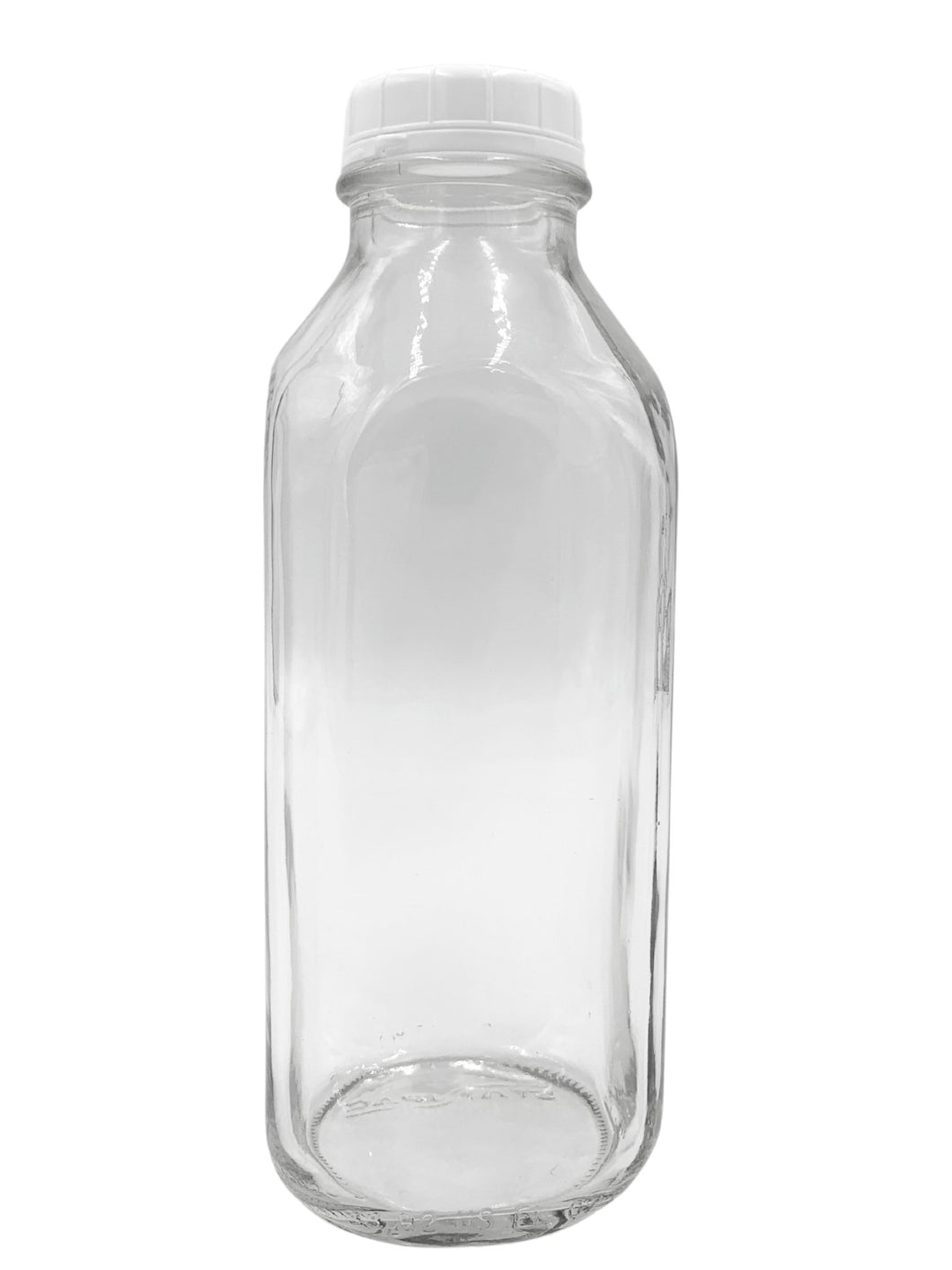 12 Clear 12 oz Square Storage Jars Refillable Glass Bottles