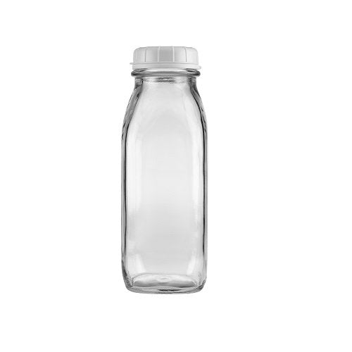 17 oz glass water bottles in bulk with lid -- Case of 24 - Better Beverage Bottles