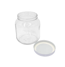 Load image into Gallery viewer, The Dairy Shoppe® 65 oz Half-Gallon, Wide-Mouth Glass Jars with Metal Lids (Single Jar or Case of 6) - Better Beverage Bottles
